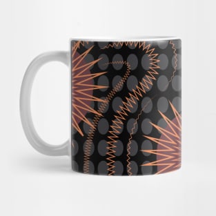 Complex Star and Polka Dots Mug